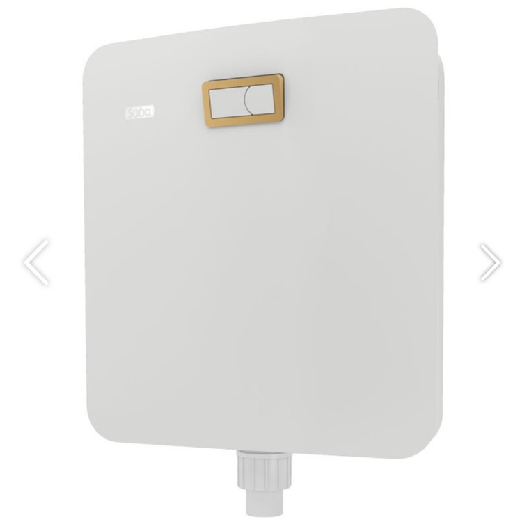 فلاش تانک سفید طلایی