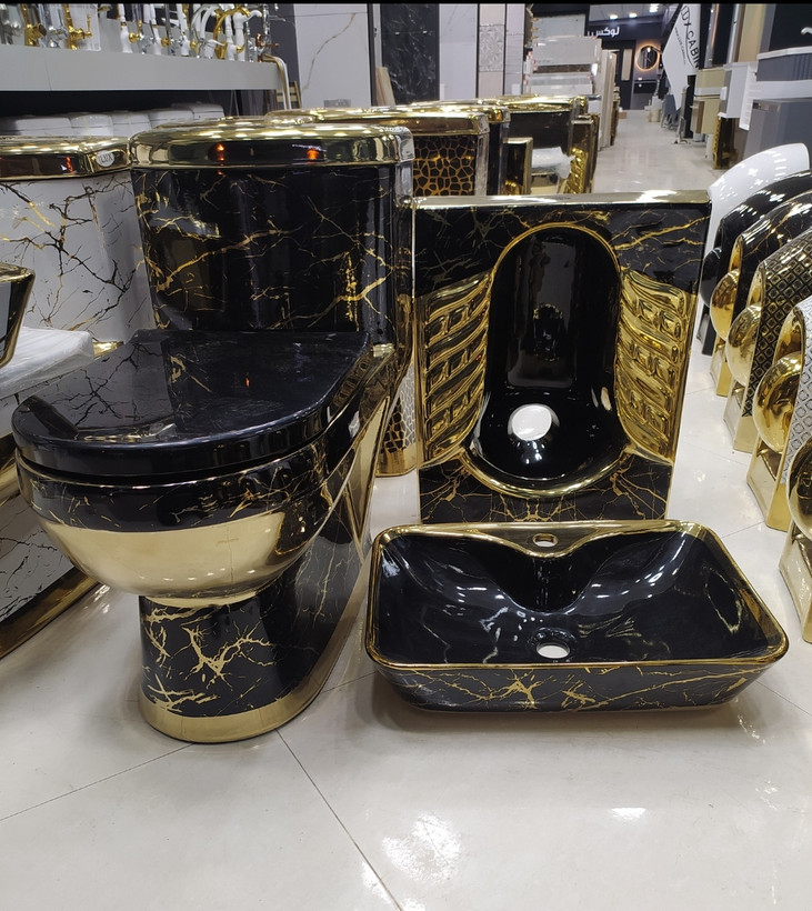 ست مشکی طلایی کد۱۱۸