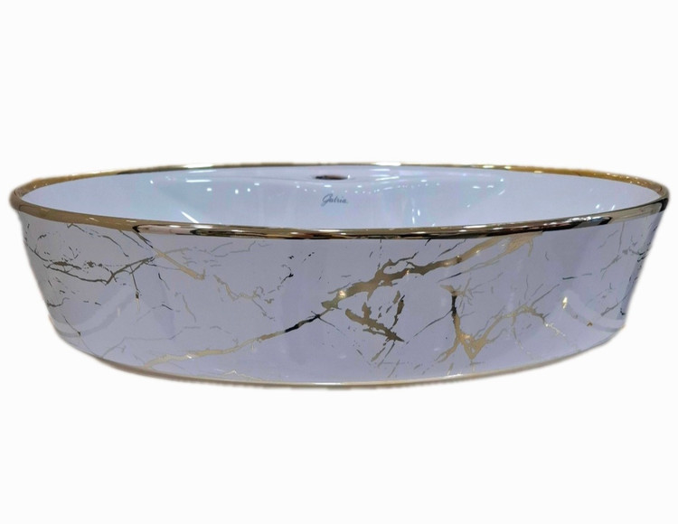 رویه کابینتی سفید طلایی کد۱۱۸