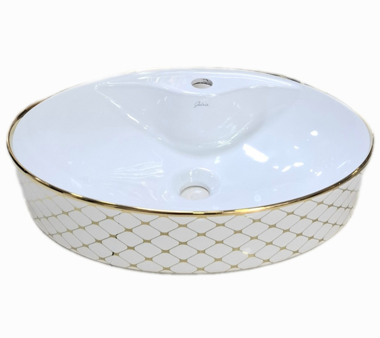 رویه کابینتی سفید طلایی کد۱۱۹