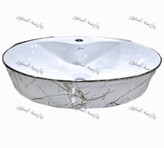 توالت فرنگی لوکس سفید نقره ای کد118