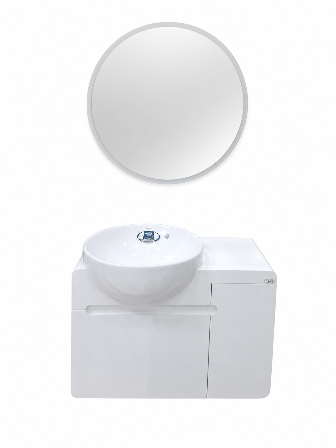 روشویی کابینتی مدل ناپلئون سایز 70در 33 و اینه تاچ بک لایت
