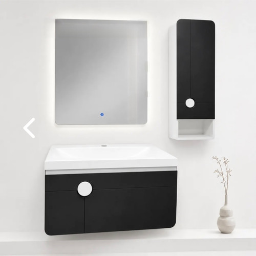 کد618Aمشکی و سفید لوکس کابین ابعاد71در44 فول ست اینه بک لایت
